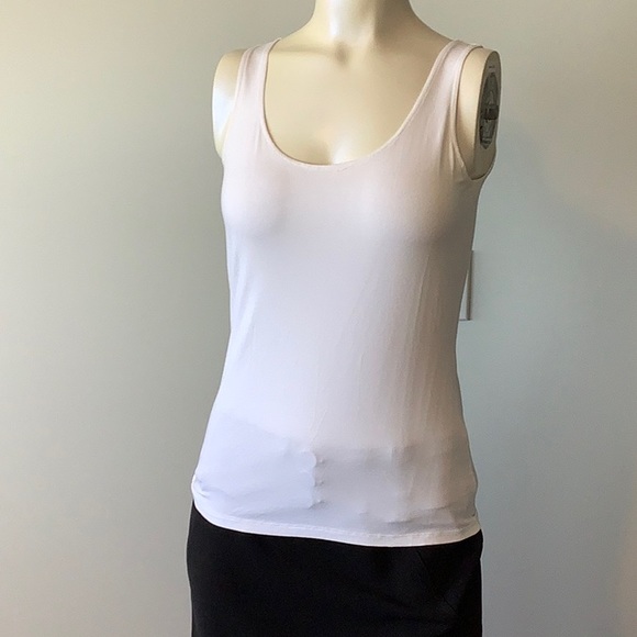 Ronen Chen poncho style White with black flowers blouse and cami - Picture 6 of 11